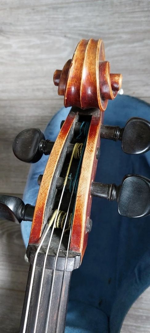 Sehr Altes Schönes Cello mit Zettel Pavel Zalut 1904 Original