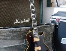 ESP Eclipse I CTM Volle Dicke Vintage Schwarz