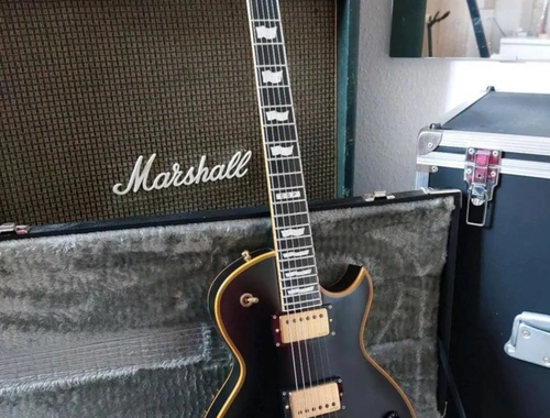 ESP Eclipse I CTM Volle Dicke Vintage Schwarz