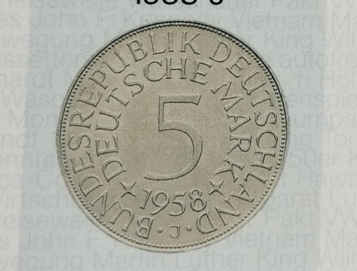 Suche komplette, vollständige 5 DM Silberadler- Sammlung, von 1951 bis 1974