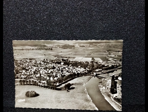 Ansichtskarte-Rinteln an der Weser.Luftbild.