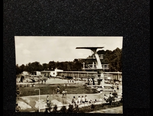 Ansichtskarte-Burgkirchen/Alz-Schwimmbad.