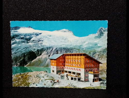 Ansichtskarte-Rudolfshütte am Weßsee im Stubachtal.