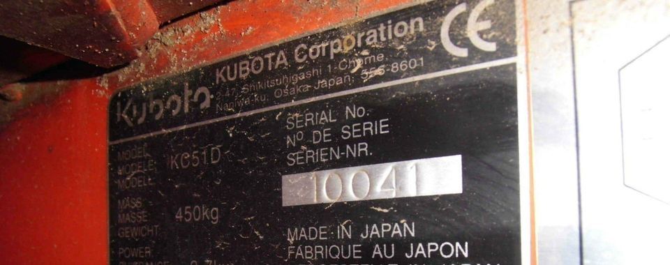 Kubota KC 51 D Dumper Kettendumper