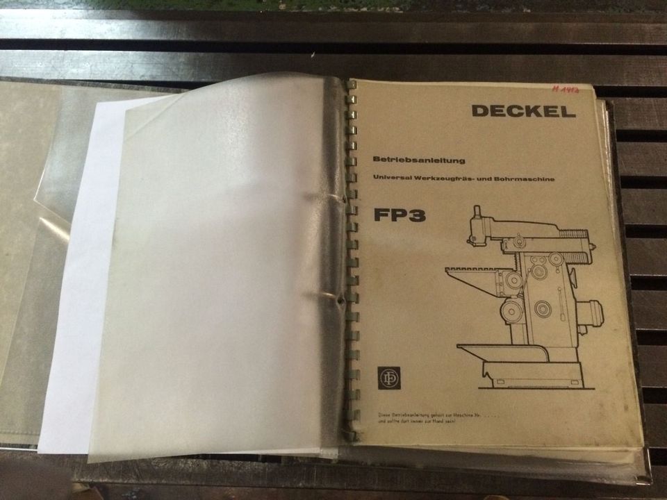 Deckel FP3 Fräsmaschine