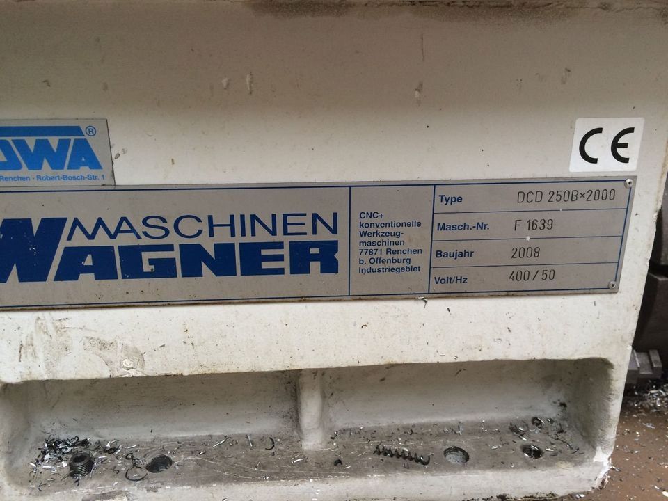 Drehmaschine Wagner guter Zustand, wenig Stunden mit Zubehör
