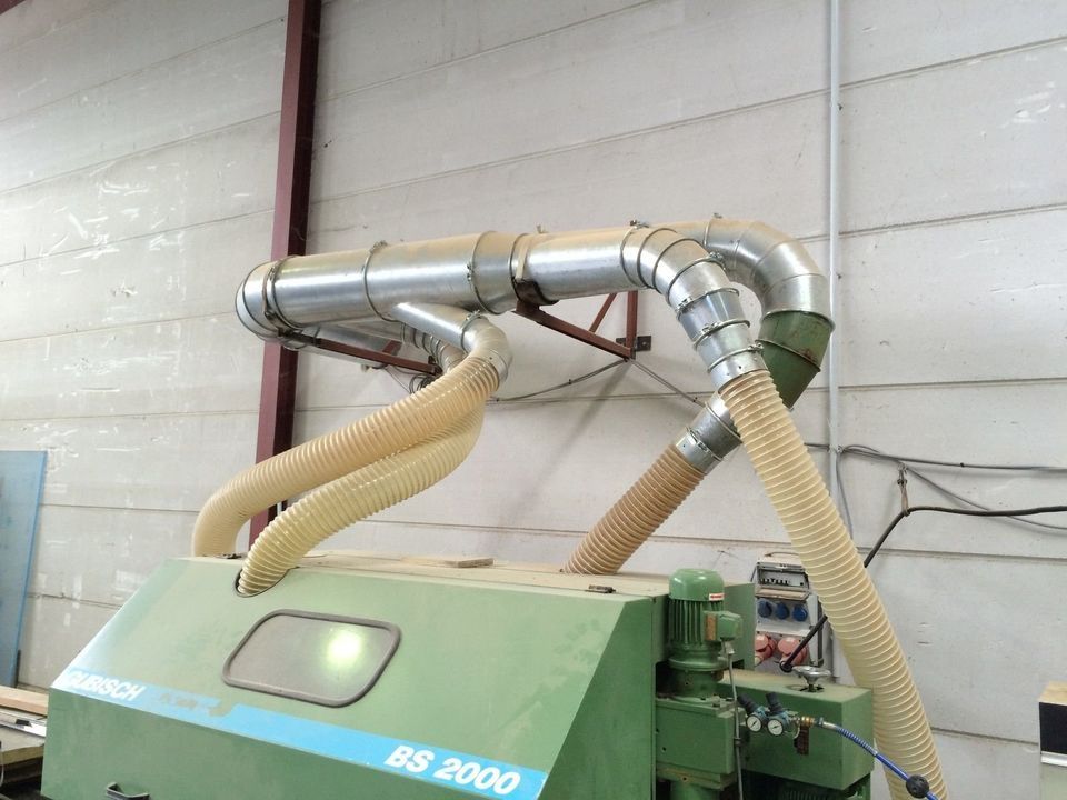 Hobelmaschine Kehlautomat Gubisch BS 2000 inkl. Absaugung, 4 Wellen