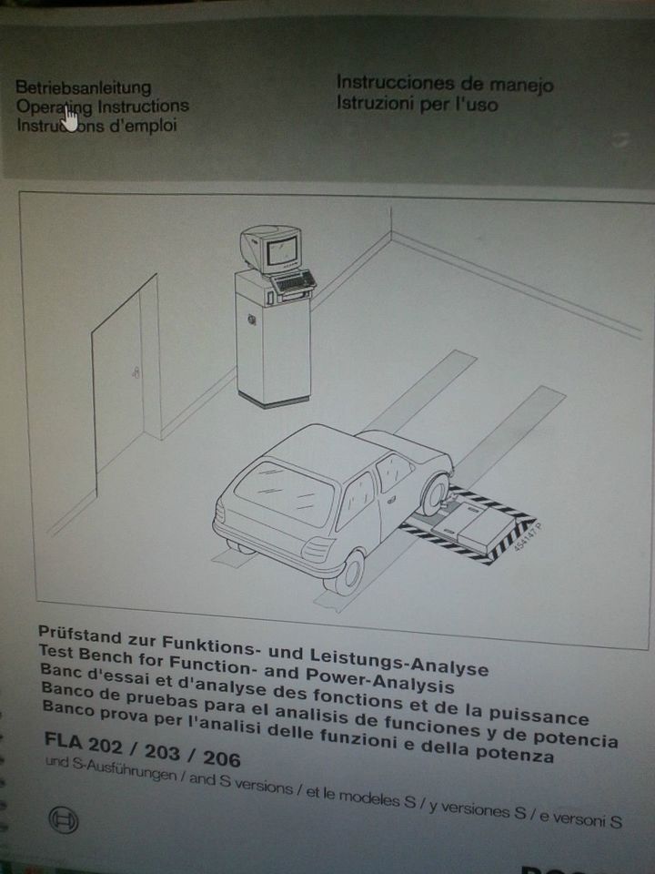 Leistungsprüfstand Bosch FLA 202 Top Zustand Bis 550 PS und 270 Kmh