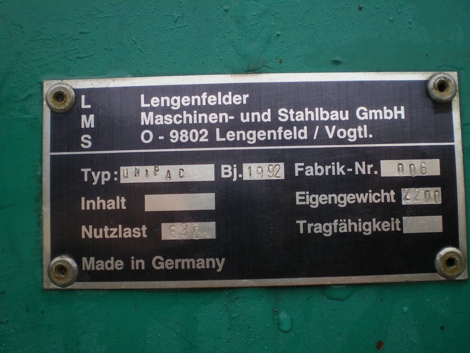 LMS Unipac 2.2 Kompaktlader wie Bobcat mit Schaufel und Palettengabel