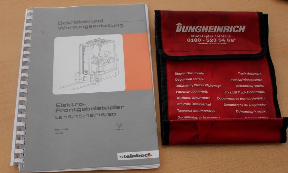 Steinbock LE20 Elektrostapler Stapler Gabelstapler Jungheinrich Still Linde
