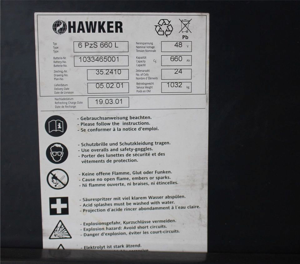 Steinbock LE20 Elektrostapler Stapler Gabelstapler Jungheinrich Still Linde