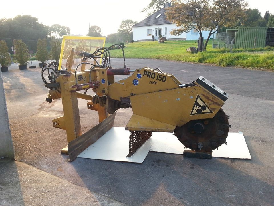 Stubbenfräse Pro 150 - Baumstumpffräse, Wurzelfräse, Wurzelstockfräse, Baumfräse