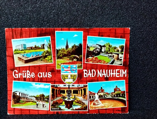 Ansichtskarte-Grüße aus Bad Nauheim.