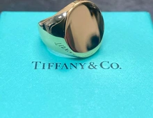 Tiffany & Co. Herren Siegelring 18K Gelbgold