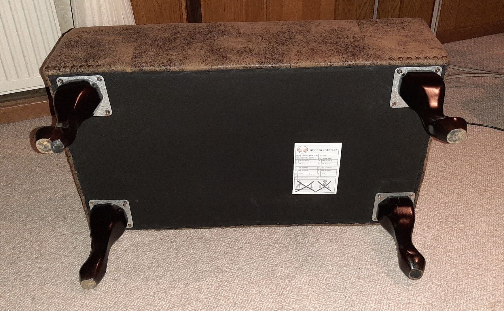 Chesterfieldhocker, neuwertig Chesterfieldhocker, neuwertig
