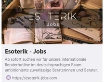 Berater  für Esoterik-Jobs gesucht