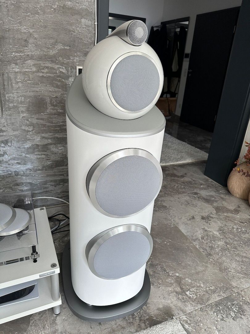 Bowers & Wilkins 801 D4 Weiß (Ein Paar !) Makelloser Zustand inkl. Original Zub