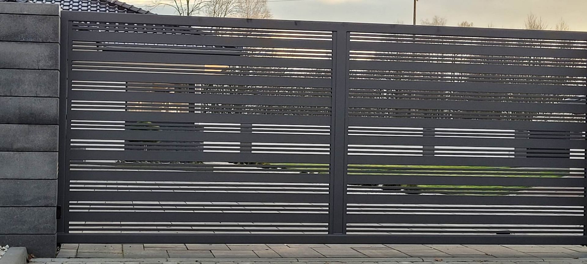 Zaun Doppelstabmatten Tore Metallzaune