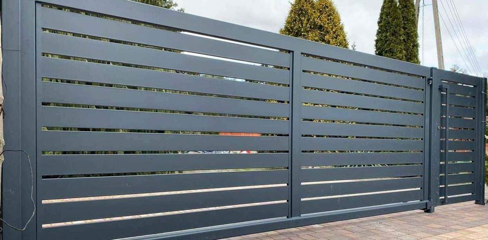 Zaun Doppelstabmatten Tore Metallzaune