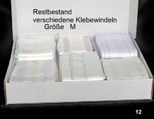 klebewindeln Größe M, Restbestand