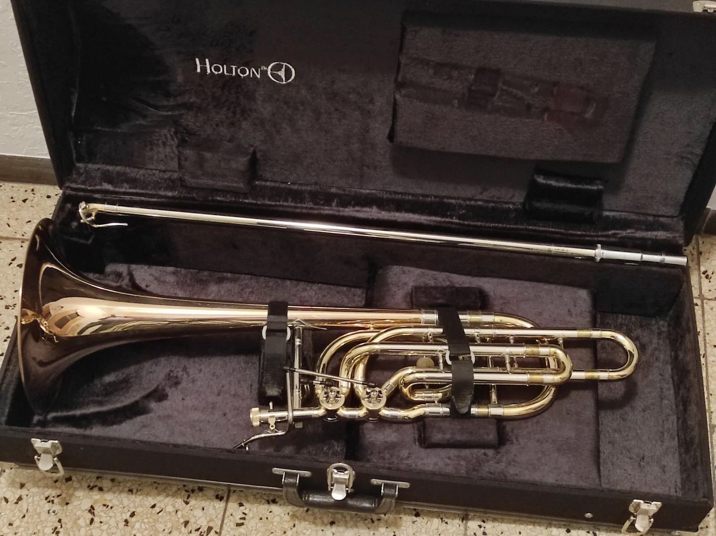 Bass Posaune Holton TR 181 Bb/F/D/Gb, Eb/G,