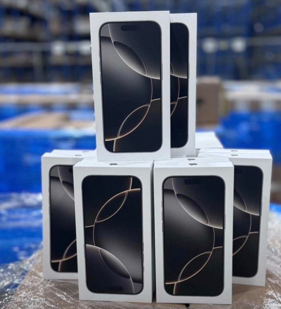Apple iPhone 16 Pro 128GB = 650 EUR , iPhone 16 Pro Max 256GB = 750 EUR, iPhone 16 128GB = 500 EUR