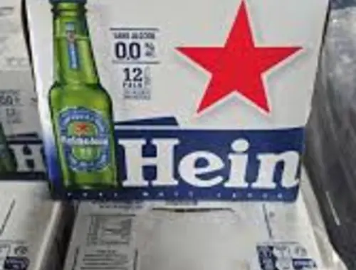 Heineken 0.0% Non Alcoholic Beer 330ml x Pack of 6