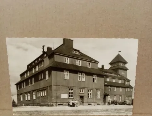 Ak-Oberwiesenthal im Erzgebirge-Fichtelberghaus