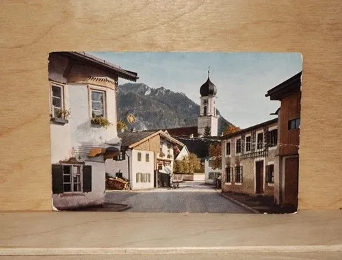 Ak-Oberammergau mit Laabergebirge-1934