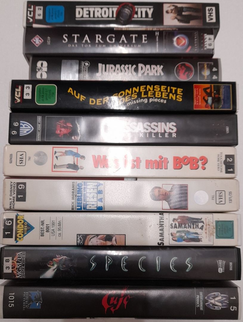 Spielfilme auf VHS