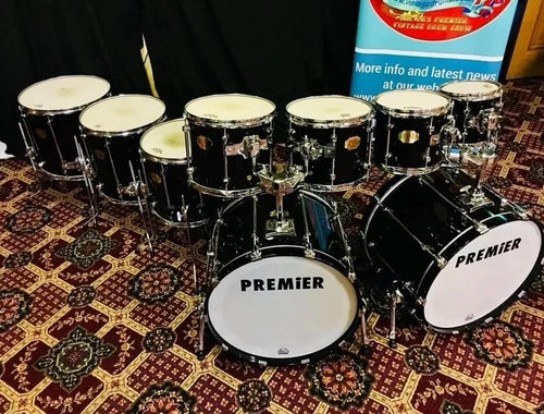 Premier Signia Maple Drums Ebenholz Schwarz