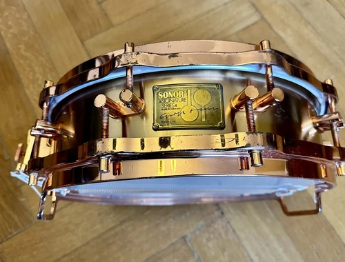 Vintage Sonor Signature Bronze Piccolo Snare 14x4 Rare