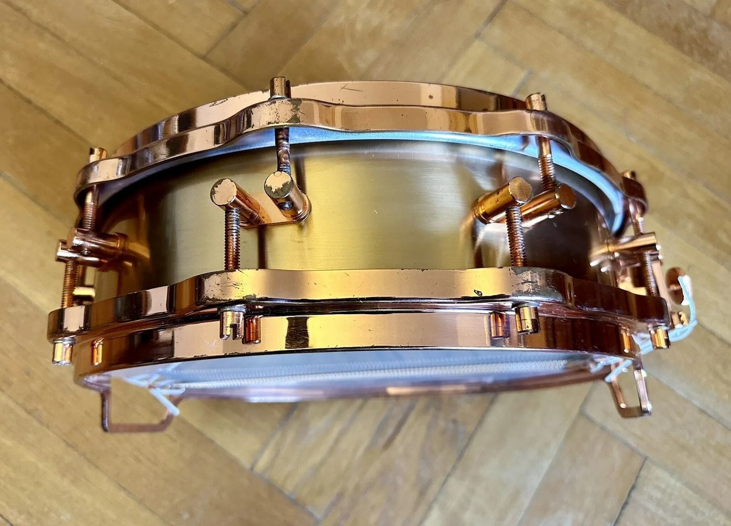 Vintage Sonor Signature Bronze Piccolo Snare 14x4 Rare