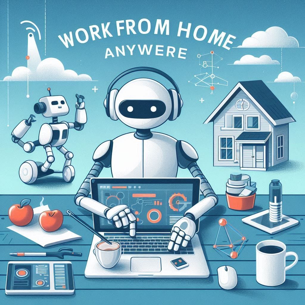 REMOTE-ARBEIT von zuhause und überall