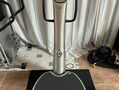 Power Plate my5, silber (2008), top Zustand