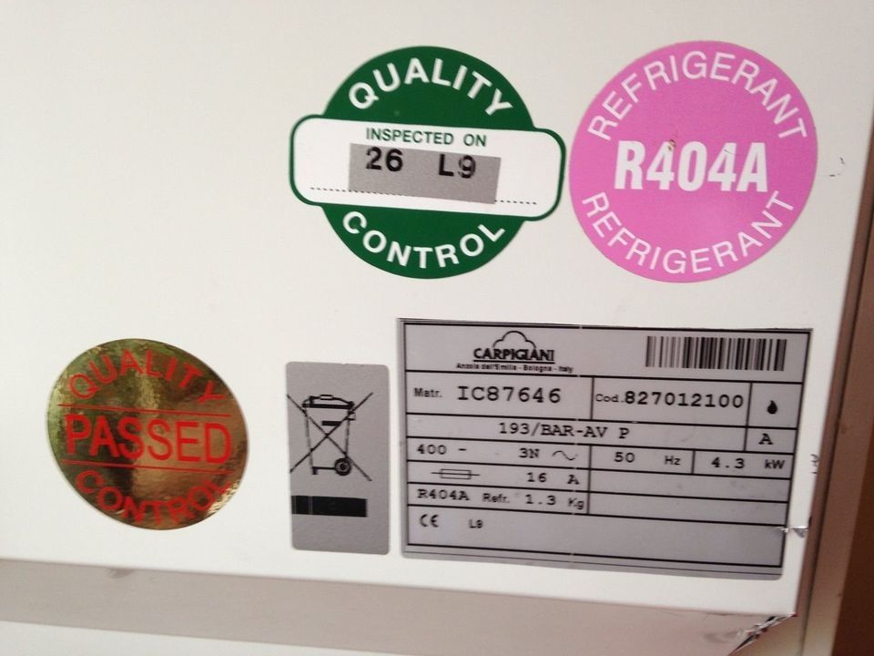 Carpigiani Softeismaschine 193 BAR-AV P