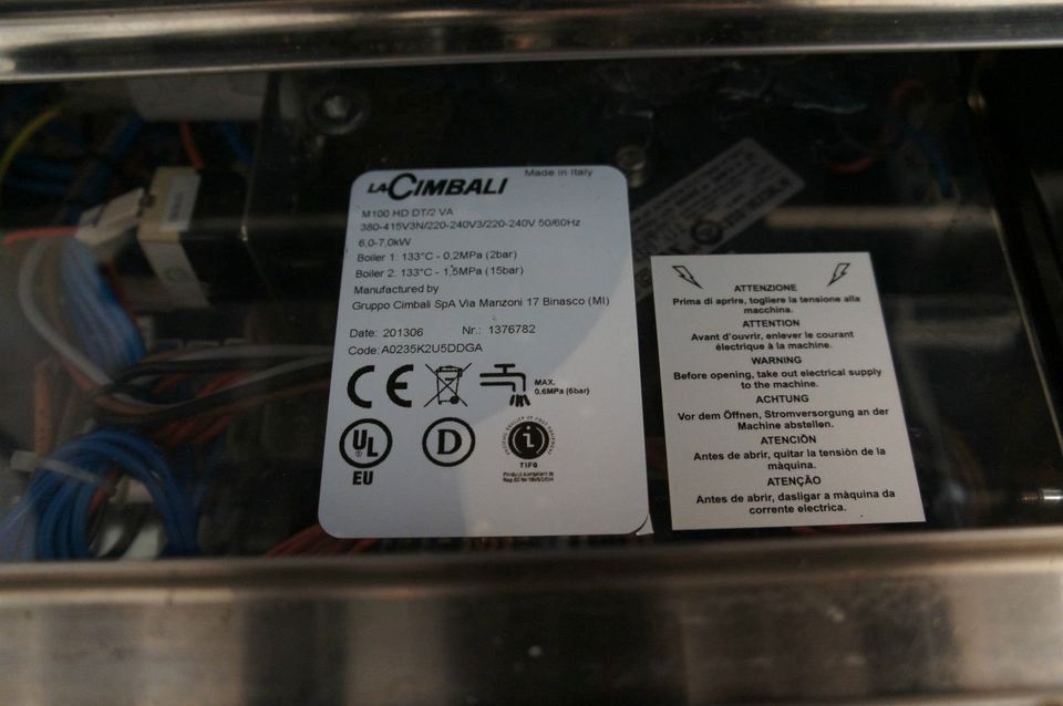 La Cimbali Kaffeemaschine Espressomaschine Siebträgermaschine