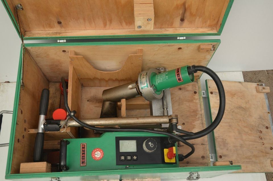 Leister Heissluft Schweissautomat Varimat V 2 Gerätebox 400V 5.7 KW