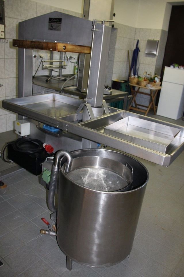 Obstpresse Packpresse Gebhardt Waschanlage Rätzmühle Voran Erhitzer Abfüller