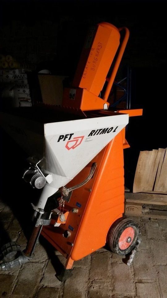 PFT Ritmo L, Mörtelpumpe, Mörtelmischer, Wärmedämmung Mörtelmischer