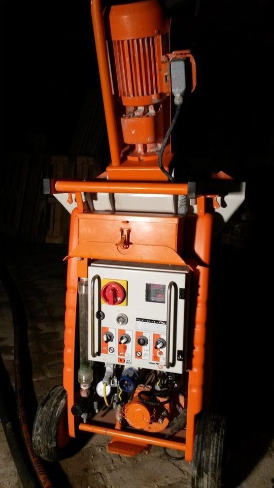 PFT Ritmo L, Mörtelpumpe, Mörtelmischer, Wärmedämmung Mörtelmischer