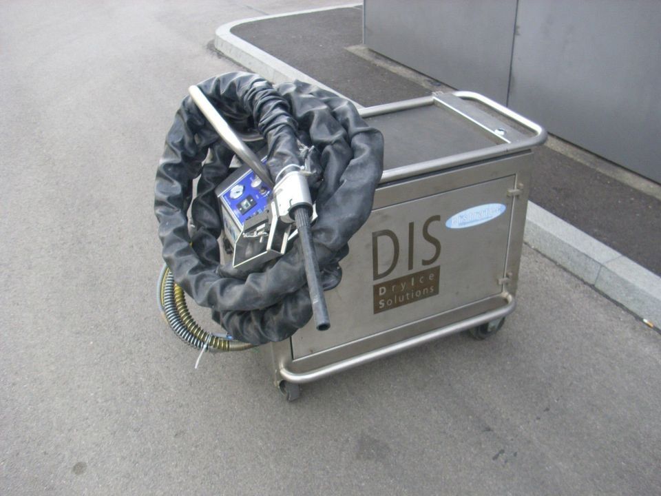 Trockeneisstrahlgerät, DryIce, Trockeneisstrahlanlage, Viel Zubehör, Extra Schlauch