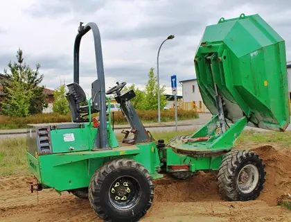 Dumper Benford mit ca.1,8 m³ Mulde, geländegängig, Allradantrieb, Deutz Diesel