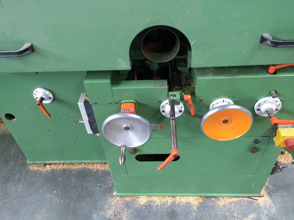 Hobelmaschine Kehlautomat Gubisch BS 2000 inkl. Absaugung, 4 Wellen