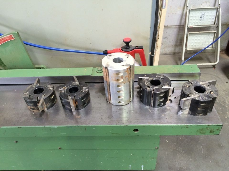 Hobelmaschine Kehlautomat Gubisch BS 2000 inkl. Absaugung, 4 Wellen