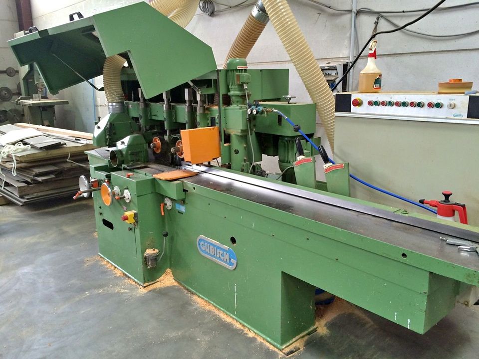 Hobelmaschine Kehlautomat Gubisch BS 2000 inkl. Absaugung, 4 Wellen
