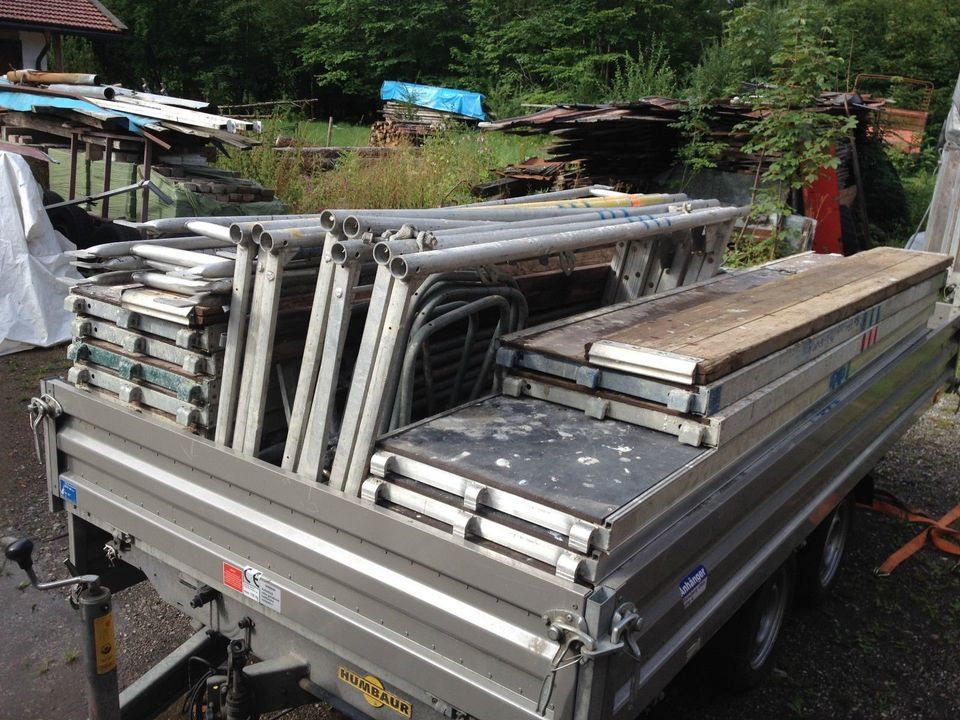 Alu Baugerüst Gerüst Leyer Alugerüst Alfix ca. 300 m²