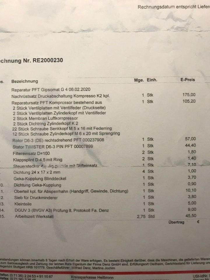 G4 Putzmaschiene mit viel Zubehör, generalüberholt