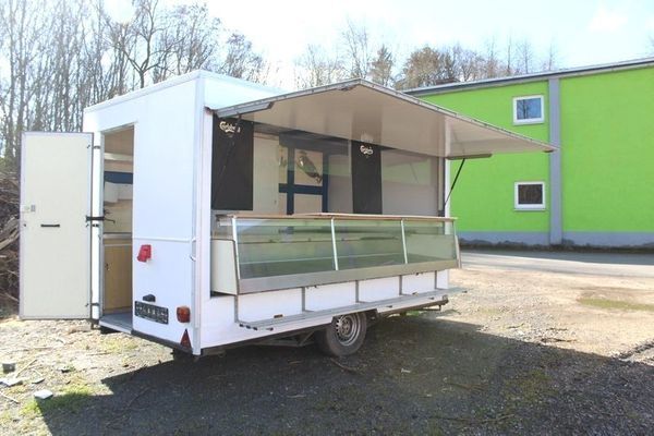 Imbisswagen Tüv NEU Verkaufswagen Verkaufsanhänger Imbissanhänger Imbiss Gastro Anhänger Food Truck