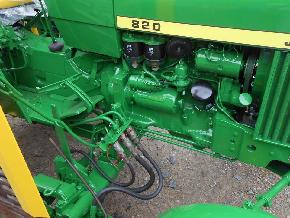 John Deere 820 Traktor Schlepper mit hydr. Mähbalken viele Neuteile TÜV NEU!